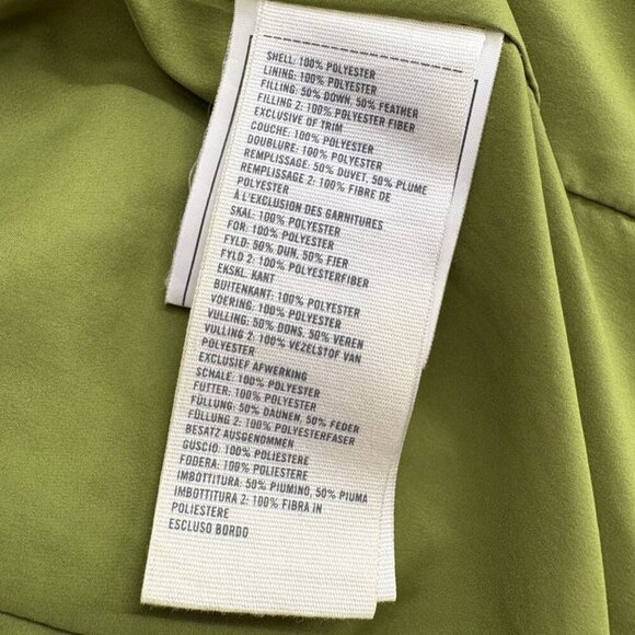 Abercrombie & Fitch Women's Puffer Vest Size S Green Down/Feather Blend Y2k - Picture 7 of 12